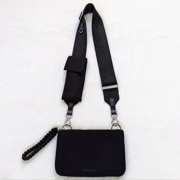 Athleta Revive Modular Black Crossbody Bag Like New - Picture 12 of 14